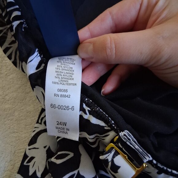 Kim Gravel x Swimsuits for All NWOT Size 24W Floral One Piece Swimsuit - Picture 5 of 14